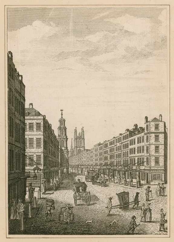 Cornhill, London alkotó: English School