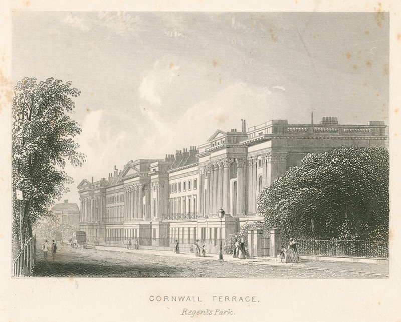 Cornwall Terrace, Regents Park, London alkotó: English School