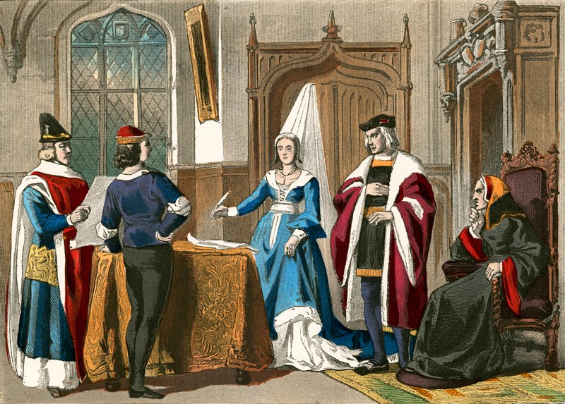 Jelmezek 1480 alkotó: English School