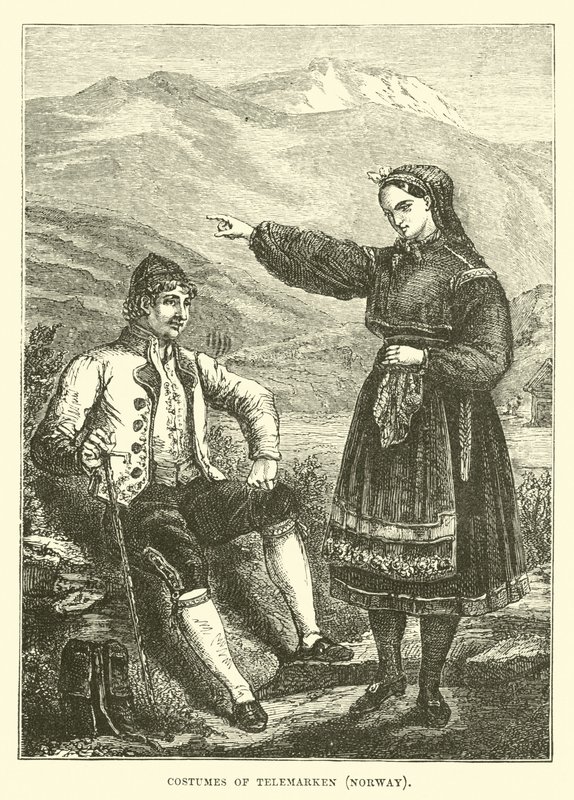 Telemarken, Norvégia jelmezei alkotó: English School