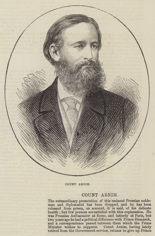 Arnim gróf (metszet) alkotó: English School