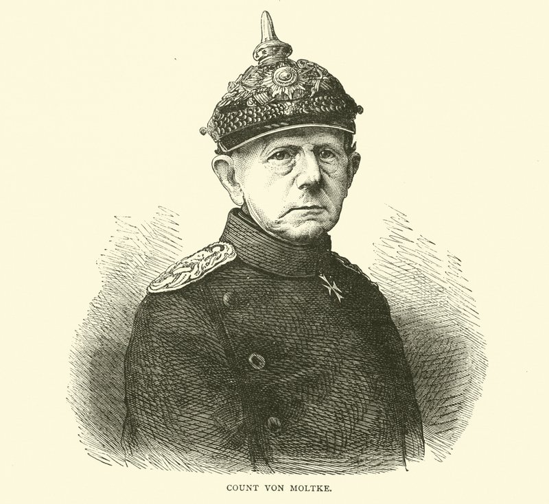 Von Moltke gróf, 1870. júl alkotó: English School