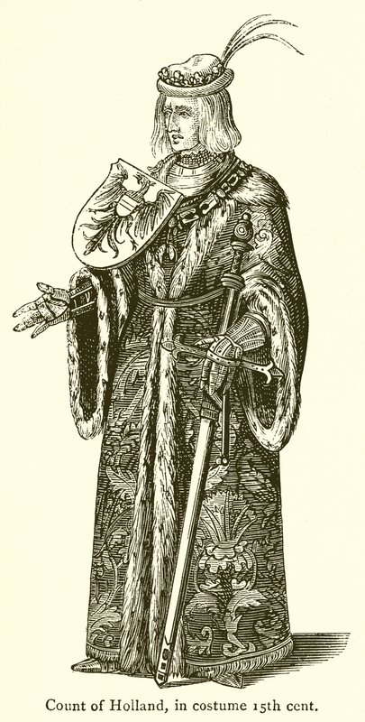 Holland gróf, jelmezben 15. század alkotó: English School