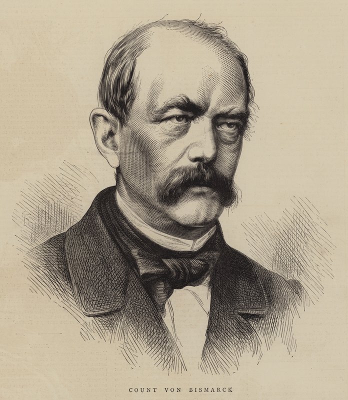 Gróf von Bismarck (metszet) alkotó: English School