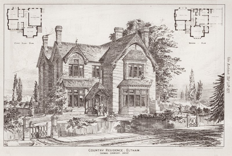 Country Residence, Eltham (metszet) alkotó: English School