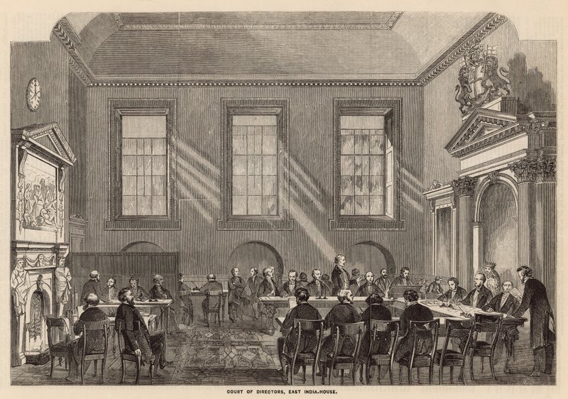 Igazgatóság, Kelet-Indiai Ház alkotó: English School
