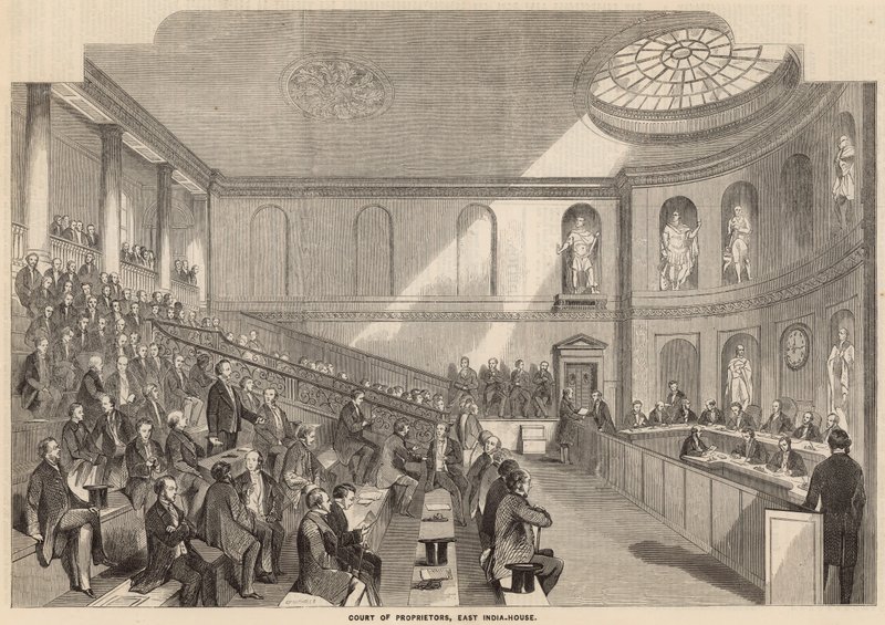 Tulajdonosok Bírósága, East India House alkotó: English School