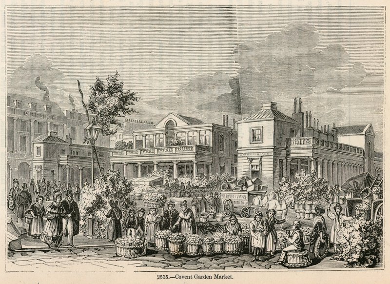 Covent Garden Market, London alkotó: English School