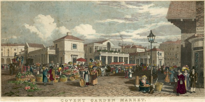 Covent Garden Market, London alkotó: English School