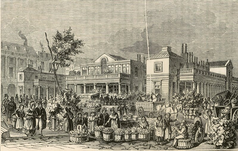 Covent Garden Market, London alkotó: English School