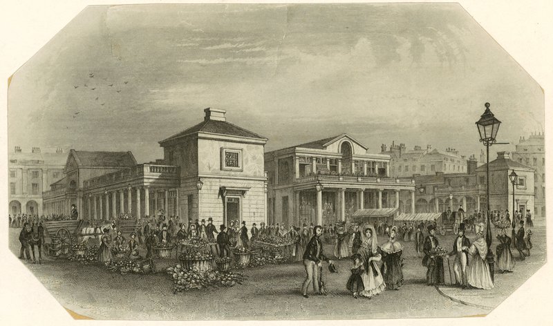 Covent Garden Market, London alkotó: English School