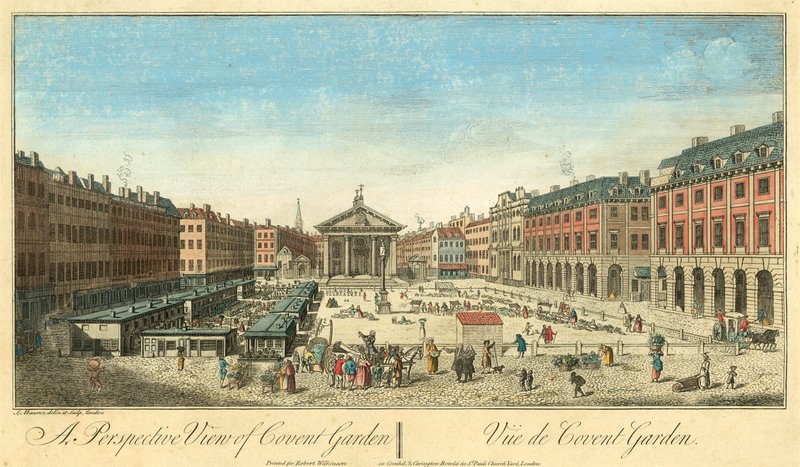 Covent Garden Market, London alkotó: English School