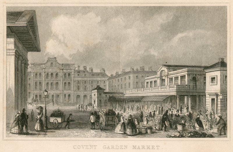 Covent Garden Market, London alkotó: English School