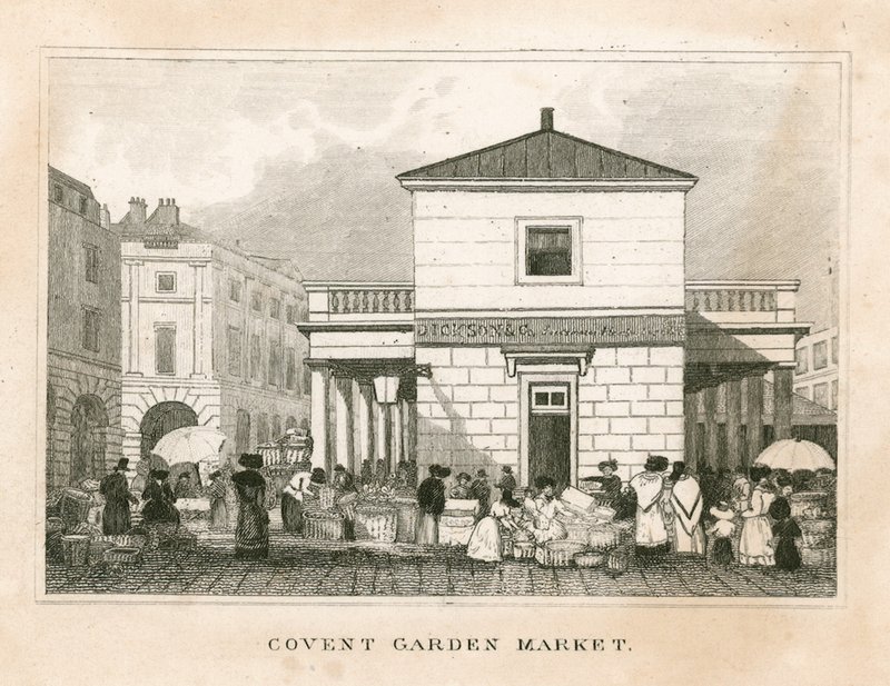 Covent Garden Market, London alkotó: English School