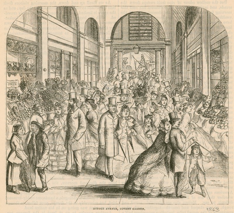 Covent Garden Market, London: Middle avenue alkotó: English School