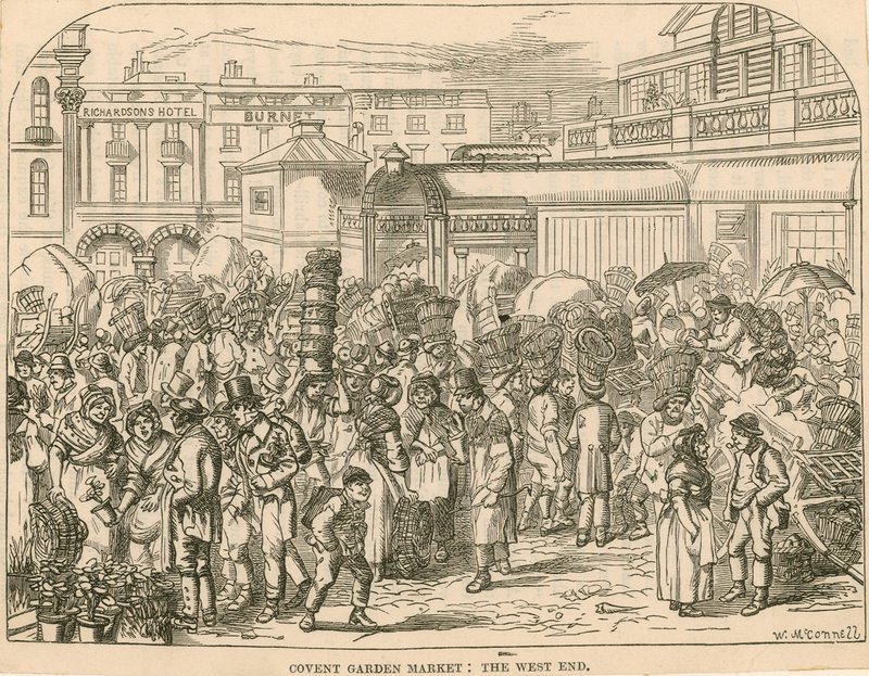 Covent Garden Market, London: a West End alkotó: English School