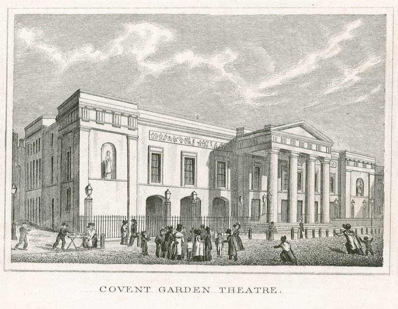 Covent Garden Színház, London alkotó: English School