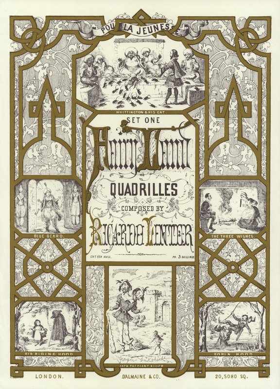 A Ricardo Lenter által komponált Fairy Land Quadrille egyik díszletének borítóképe alkotó: English School