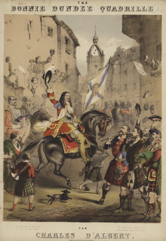 A Bonnie Dundee Quadrille borítója alkotó: English School