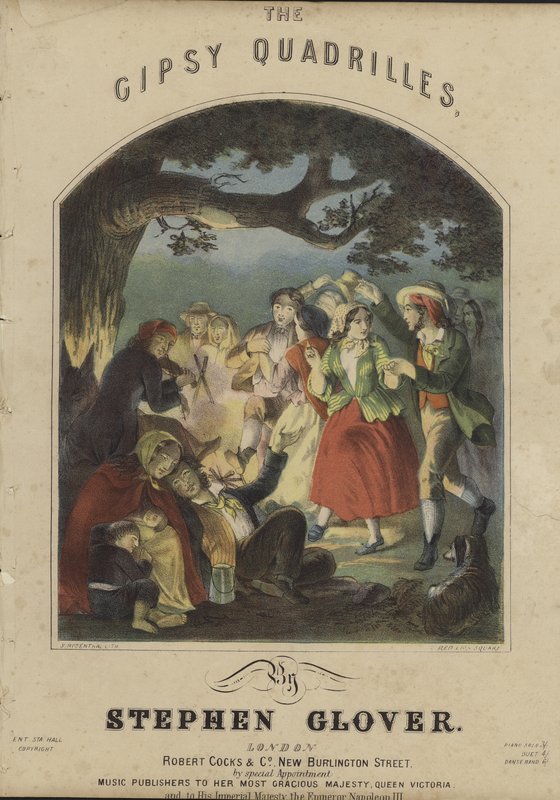 A The Gipsy Quadrilles borítója alkotó: English School