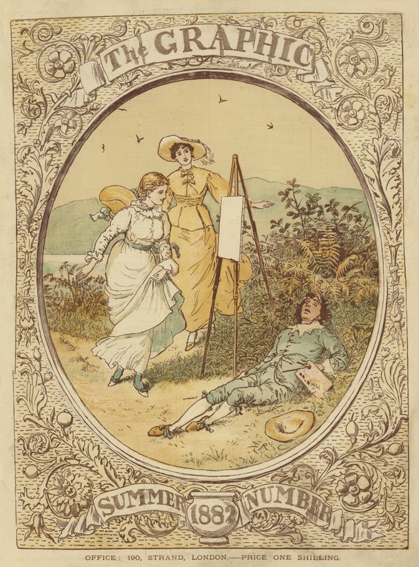 A The Graphic Summer Number 1882 (chromolitho) borítója alkotó: English School