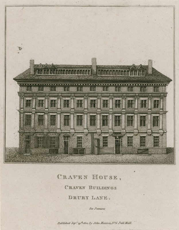 Craven House, Craven Buildings, Drury Lane, London alkotó: English School