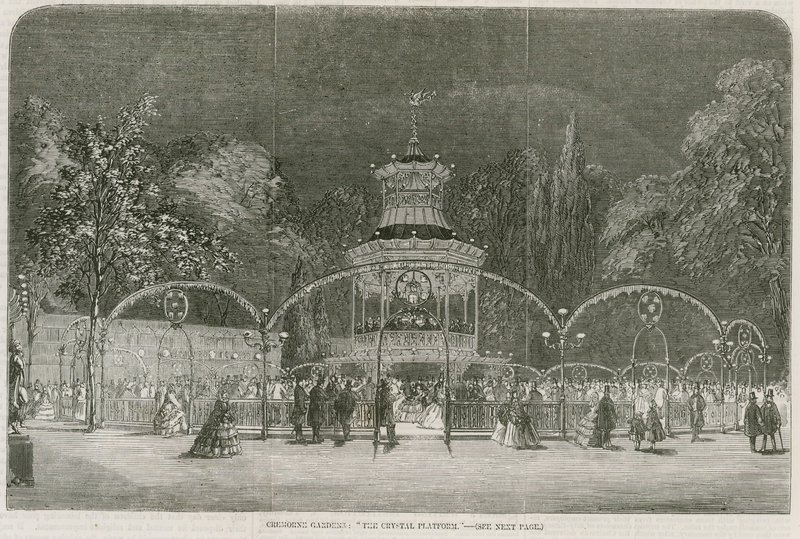 Cremorne Gardens, London: A kristályplatform alkotó: English School