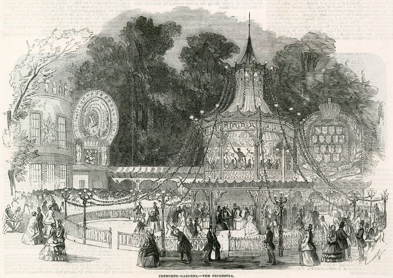 Cremorne Gardens, London: The Orchestra alkotó: English School
