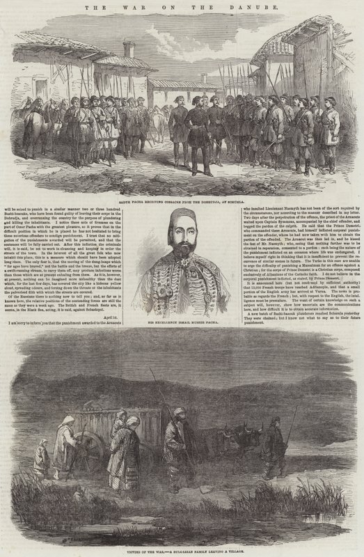 krími háború (metszet) alkotó: English School