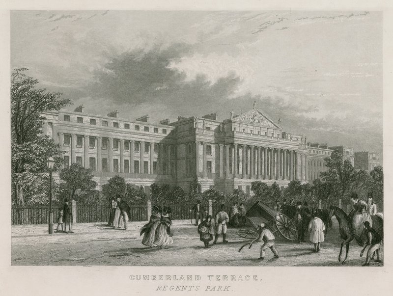 Cumberland Terrace, Regents Park, London alkotó: English School