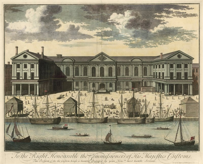 Custom House, London alkotó: English School