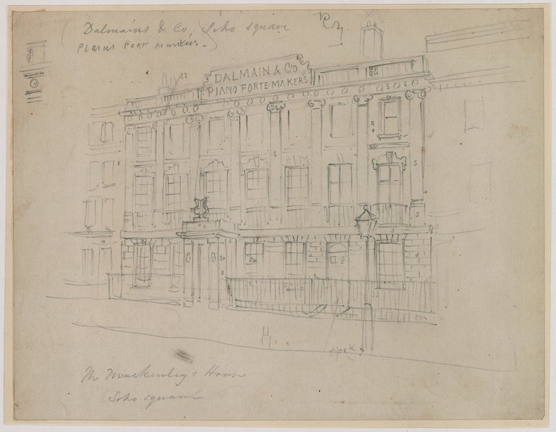 DAlmains Piano Manufacturers, Soho Square alkotó: English School