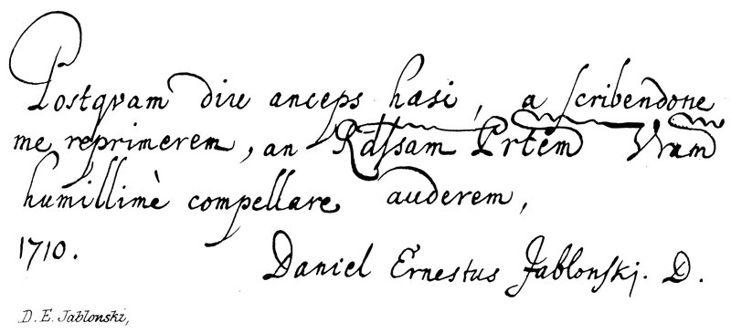 D E Jablonski alkotó: English School