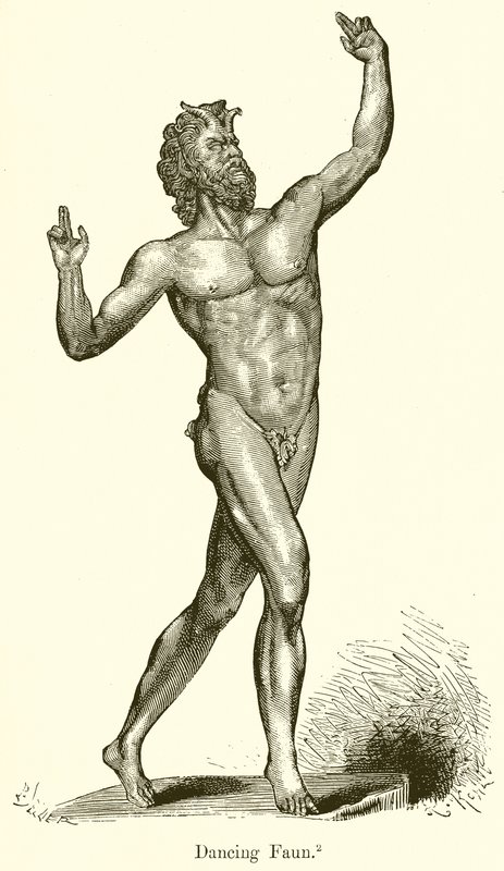 Táncoló Faun alkotó: English School