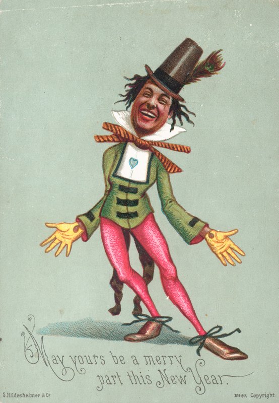 Dandy Man, újévi kártya alkotó: English School