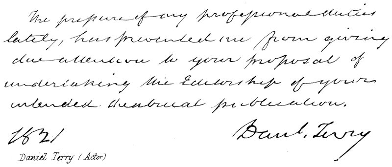 Daniel Terry (színész) alkotó: English School