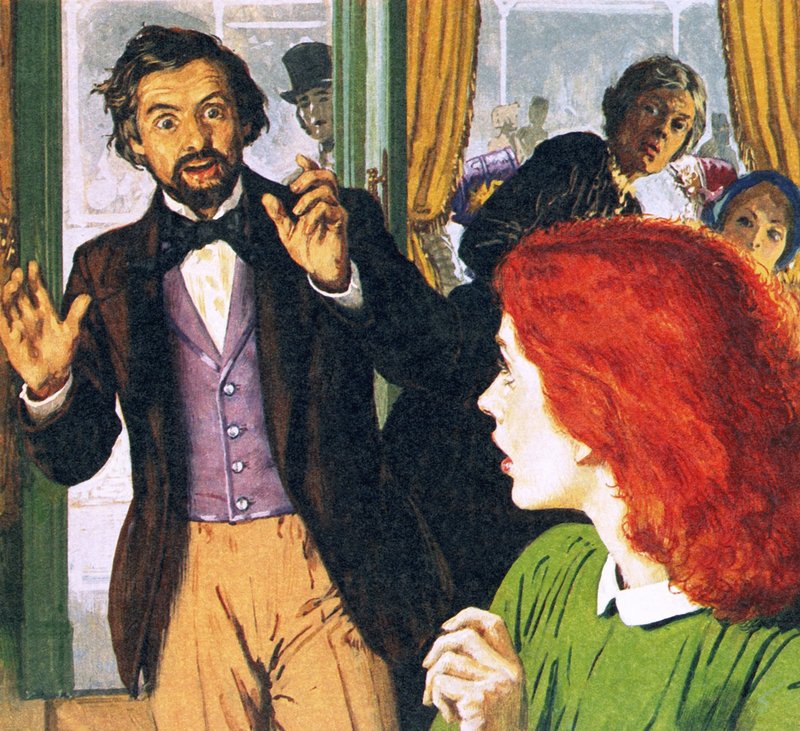 Dante Gabriel Rossetti és tökéletes modellje, Elizabeth Siddal alkotó: English School