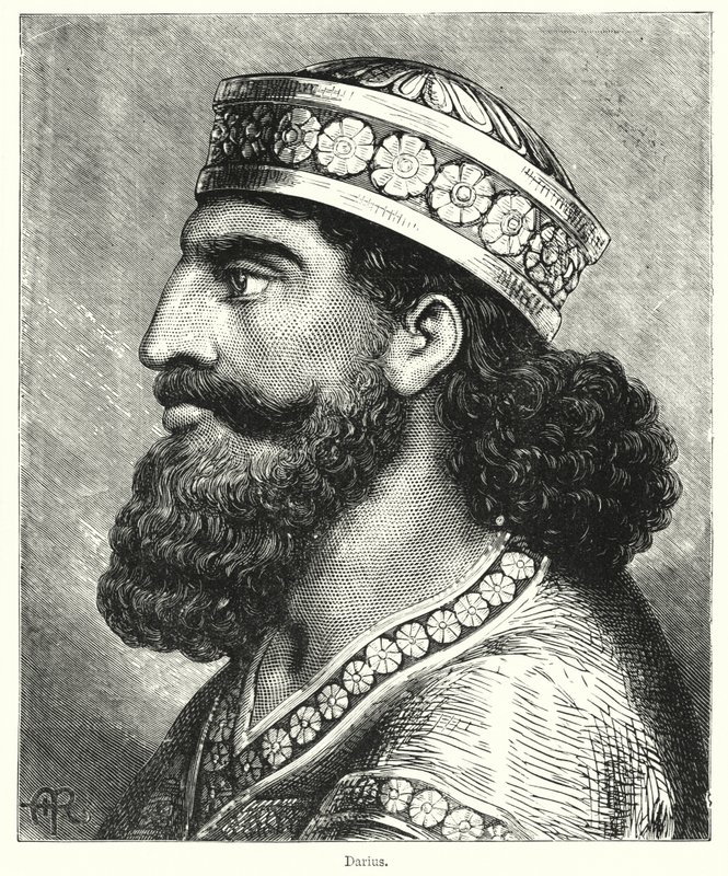 Darius (metszet) alkotó: English School