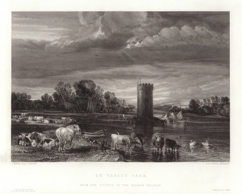 A Tabley Parkból alkotó: English School
