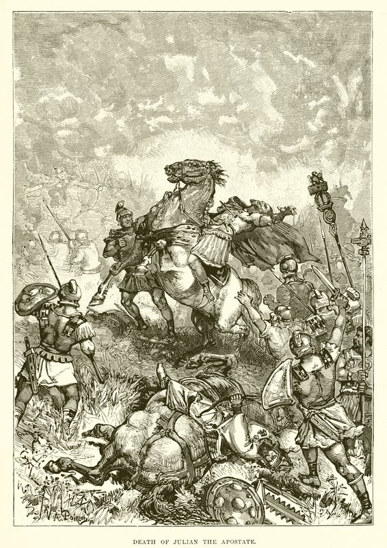 Julianus, a hitehagyott halála alkotó: English School