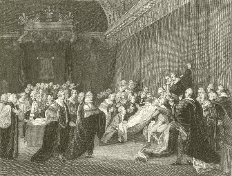 Lord Chatham halála alkotó: English School