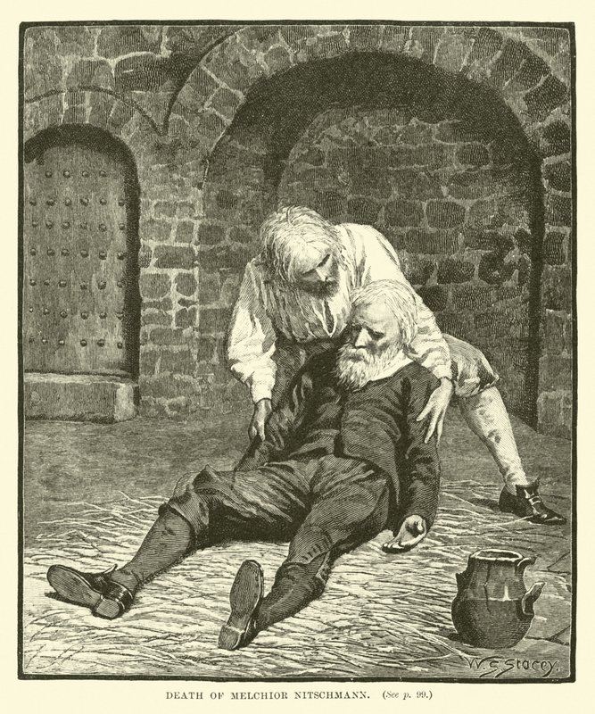 Melchior Nitschmann halála alkotó: English School