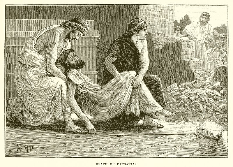 Pausanias halála alkotó: English School