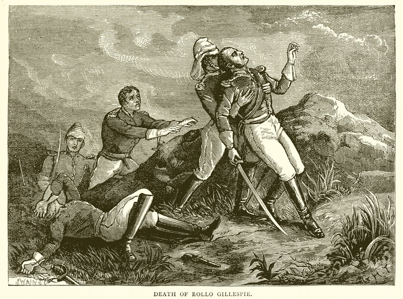 Rollo Gillespie halála alkotó: English School