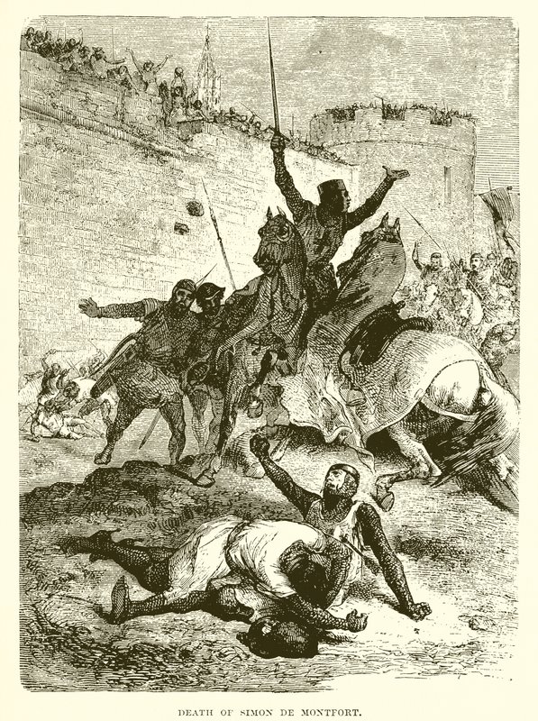 Simon De Montfort halála alkotó: English School