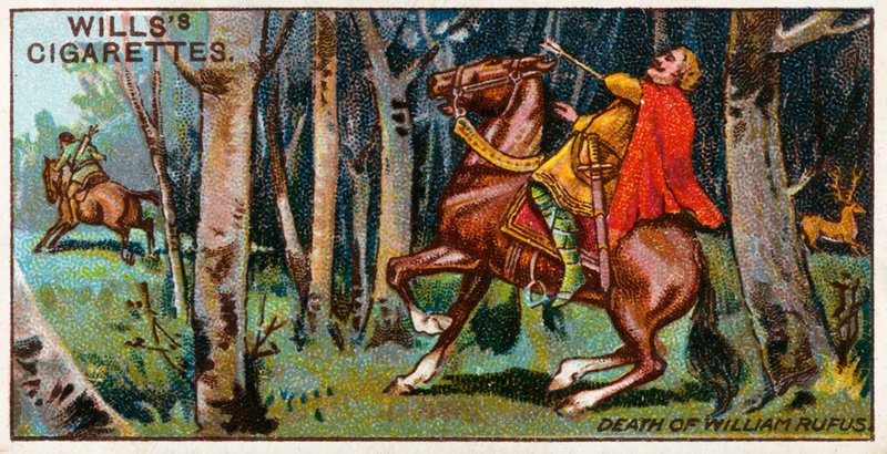 William Rufus halála alkotó: English School
