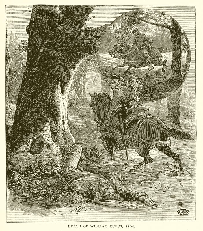 William Rufus halála, 1100 alkotó: English School