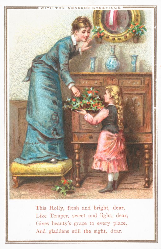 Otthon díszítése magyal, karácsonyi üdvözlőlap alkotó: English School
