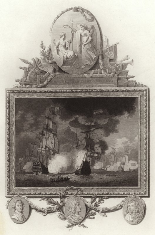 A holland flotta veresége, 1665. június 3 alkotó: English School