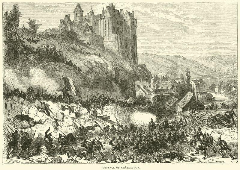 Chateaudun védelme, 1870. október alkotó: English School
